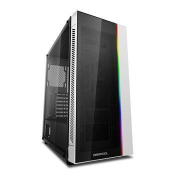 DeepCool Matrexx 55 V3 ARGB Mid Tower Case w/ 3 RGB Fans - White - صندوق